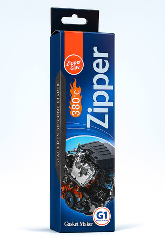 چسب واشرساز مشکی زیپر مدل 380 درجه مخصوص خودرو - Zipper G1