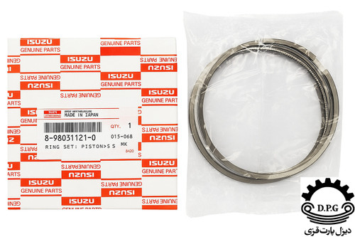 رینگ پیستون ایسوزو 6 تن اصلی 8-98031121-0 | ISUZU Genuine Piston Ring Set